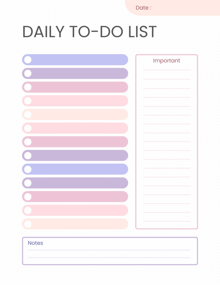 Printable Daily To-Do List for Busy Moms (Free Download!) - The Planner Mom